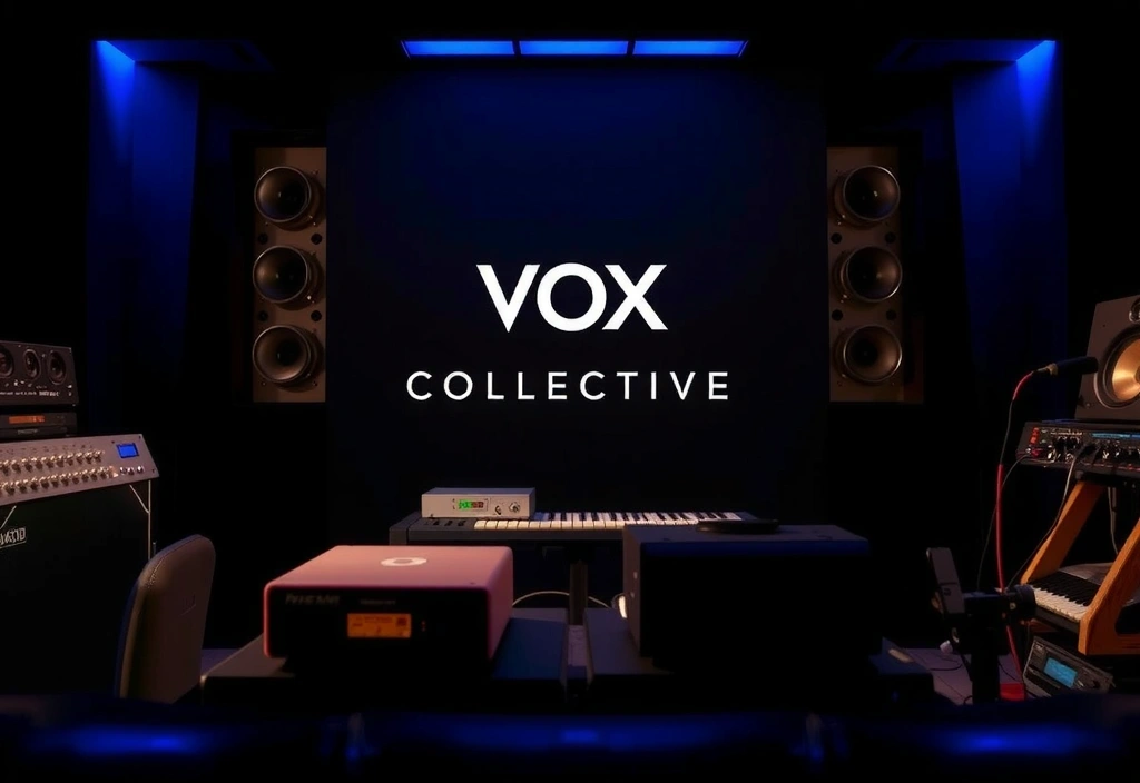 Vox Collective audio equipment