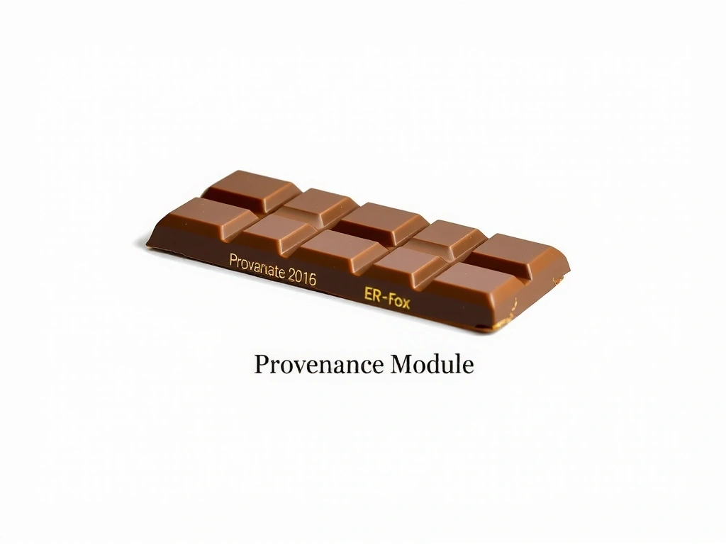 A curated chocolate product page showing the 'Provenance' module