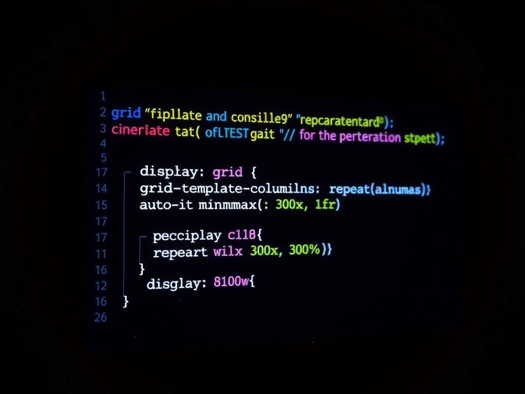 CSS code snippet for a modular grid layout